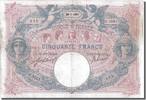 France 50 Francs Banknote, 50 F 1889-1927 ''Bleu et Rose'', 1907-08-29 -