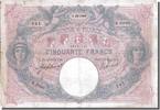 France 50 Francs Banknote, 50 F 1889-1927 ''Bleu et Rose'', 1910-12-09 -