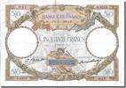 France 50 Francs Banknote, 50 F 1927-1934 ''Luc Olivier Merson'' -