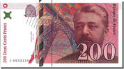 France 200 Francs Banknote, 200 F 1995-1999 ''Eiffel'' -