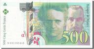 France 500 Francs Banknote, 500 F 1994-2000 ''Pierre et Marie Curie'' -