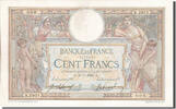 France 100 Francs Banknote, 100 F 1908-1939 ''Luc Olivier Merson'' -
