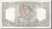 France 1000 Francs Banknote, 1 000 F 1945-1950 ''Minerve et Hercule'' -