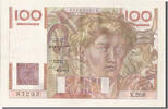 France 100 Francs Banknote, 100 F 1945-1954 ''Jeune Paysan'' -