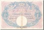 France 50 Francs Banknote, 50 F 1889-1927 ''Bleu et Rose'', 1890-04-15 -