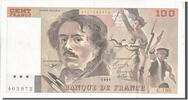 France 100 Francs Banknote, 100 F 1978-1995 ''Delacroix'' -