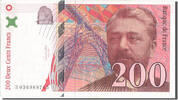 France 200 Francs Banknote, 200 F 1995-1999 ''Eiffel'' -