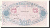 France 500 Francs Banknote, 500 F 1888-1940 ''Bleu et Rose'' -