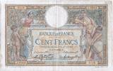 France 100 Francs Banknote, 100 F 1908-1939 ''Luc Olivier Merson'' -