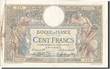 France 100 Francs Banknote, 100 F 1908-1939 ''Luc Olivier Merson'' -