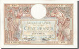 France 100 Francs Banknote, 100 F 1908-1939 ''Luc Olivier Merson'' -
