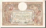 France 100 Francs Banknote, 100 F 1908-1939 ''Luc Olivier Merson'' -