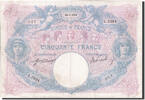 50 Francs 1915 Frankreich Geldschein, 50 F 1889-1927   Bleu et Rose   SS+
