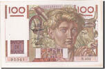 France 100 Francs Banknote, 100 F 1945-1954 ''Jeune Paysan'' -