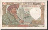 France 50 Francs Banknote, 50 F 1940-1942 ''Jacques Coeur'', 1940-12-05 -
