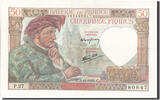 France 50 Francs Banknote, 50 F 1940-1942 ''Jacques Coeur'', 1940-12-05 -