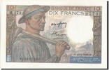 France 10 Francs Banknote, 10 F 1941-1949 ''Mineur'', 1949-03-10 -