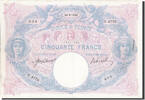 France 50 Francs Banknote, 50 F 1889-1927 ''Bleu et Rose'' -