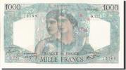 France 1000 Francs Banknote, 1 000 F 1945-1950 ''Minerve et Hercule'' -
