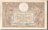 France 100 Francs Banknote, 100 F 1908-1939 ''Luc Olivier Merson'' -