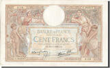 France 100 Francs Banknote, 100 F 1908-1939 ''Luc Olivier Merson'' -