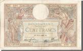 France 100 Francs Banknote, 100 F 1908-1939 ''Luc Olivier Merson'' -