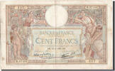 France 100 Francs Banknote, 100 F 1908-1939 ''Luc Olivier Merson'' -