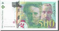 France 500 Francs Banknote, 500 F 1994-2000 ''Pierre et Marie Curie'' -