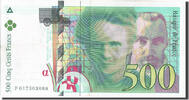 France 500 Francs Banknote, 500 F 1994-2000 ''Pierre et Marie Curie'' -