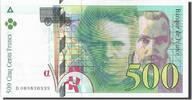 France 500 Francs Banknote, 500 F 1994-2000 ''Pierre et Marie Curie'' -