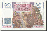France 50 Francs Banknote, 50 F 1946-1951 ''Le Verrier'', 1946-05-31 -