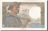 France 10 Francs Banknote, 10 F 1941-1949 ''Mineur'', 1947-10-30 -