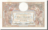 France 100 Francs Banknote, 100 F 1908-1939 ''Luc Olivier Merson'' -
