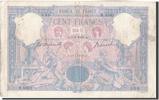 France 100 Francs Banknote, 100 F 1888-1909 ''Bleu et Rose'' -