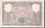 France 100 Francs Banknote, 100 F 1888-1909 ''Bleu et Rose'' -