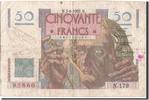 France 50 Francs Banknote, 50 F 1946-1951 ''Le Verrier'', 1951-06-07 -