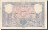 France 100 Francs Banknote, 100 F 1888-1909 ''Bleu et Rose'' -