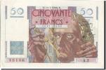 France 50 Francs Banknote, 50 F 1946-1951 ''Le Verrier'', 1946-03-14 -