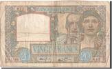 France 20 Francs Banknote, 20 F 1939-1942 ''Science et Travail'' -
