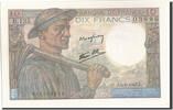 France 10 Francs Banknote, 10 F 1941-1949 ''Mineur'', 1947-01-09 -