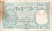 France 20 Francs Banknote, 20 F 1916-1919 ''Bayard'', 1918-12-27 -