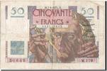France 50 Francs Banknote, 50 F 1946-1951 ''Le Verrier'', 1951-06-07 -