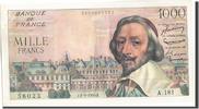 France 1000 Francs Banknote, 1 000 F 1953-1957 ''Richelieu'' -