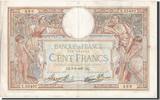 France 100 Francs Banknote, 100 F 1908-1939 ''Luc Olivier Merson'' -