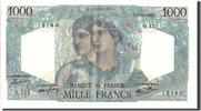 France 1000 Francs Banknote, 1 000 F 1945-1950 ''Minerve et Hercule'' -