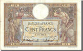 France 100 Francs Banknote, 100 F 1908-1939 ''Luc Olivier Merson'' -