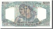 France 20 Francs Banknote, 1 000 F 1945-1950 ''Minerve et Hercule'' -