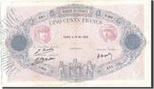 France 500 Francs Banknote, 500 F 1888-1940 ''Bleu et Rose'' -