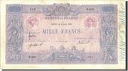 France 1000 Francs Banknote, 1 000 F 1889-1926 ''Bleu et Rose'' -
