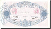 France 500 Francs Banknote, 500 F 1888-1940 ''Bleu et Rose'' -